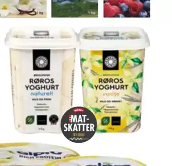 Meny Røros yoghurt tilbud