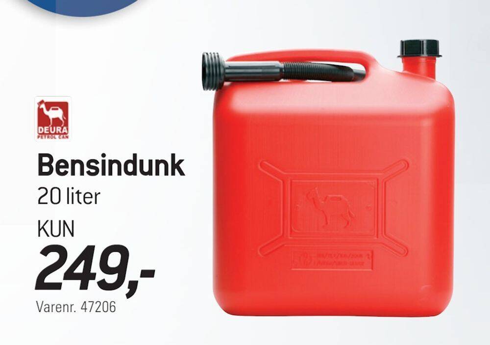 Thansen Bensindunk tilbud