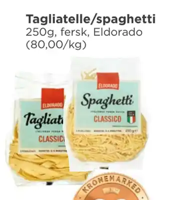 Meny Tagliatelle/spaghetti tilbud