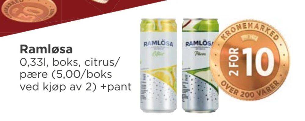 Meny Ramløsa tilbud