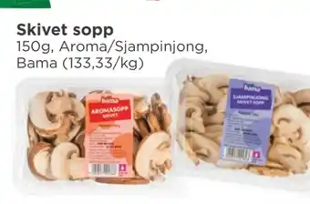 Meny Skivet sopp tilbud