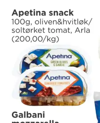 Meny Apetina snack tilbud