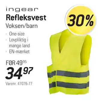 Thansen Refleksvest tilbud