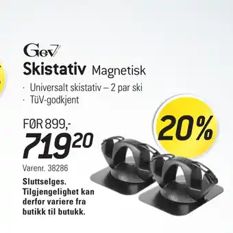 Thansen Skistativ tilbud