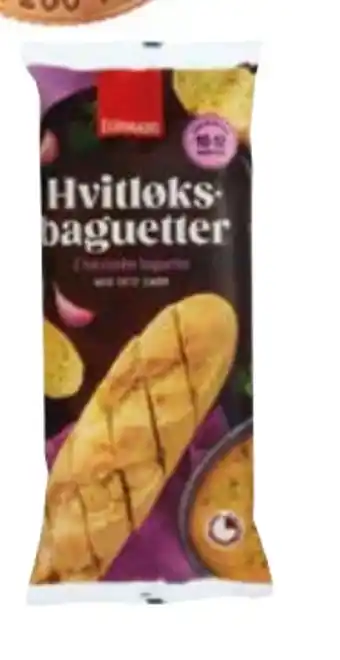 Meny Hvitløksbaguetter tilbud