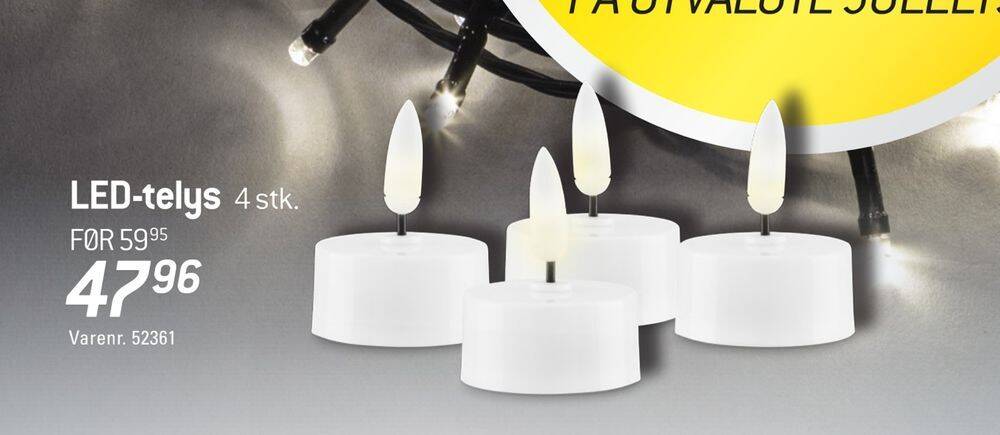Thansen Led-telys tilbud