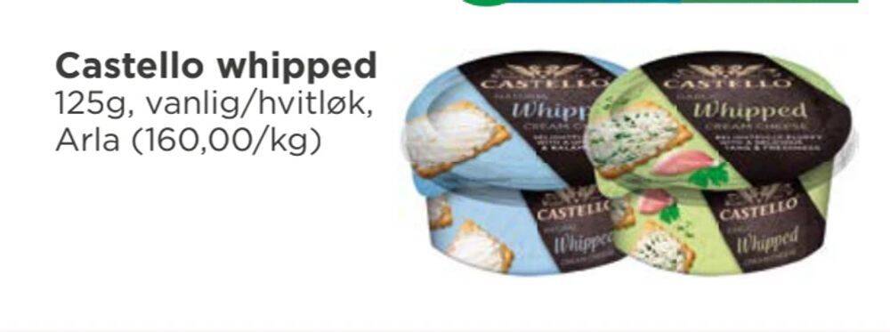 Meny Castello whipped tilbud