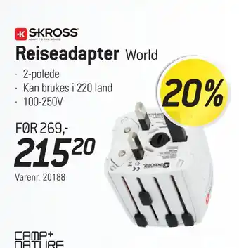Thansen Reiseadapter tilbud