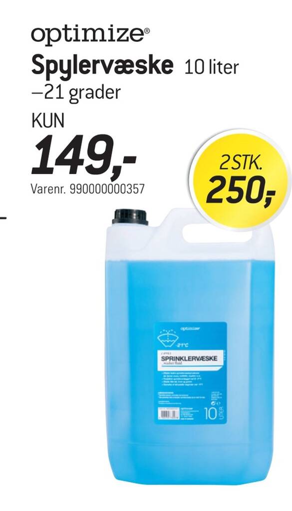 Thansen Spylervæske tilbud