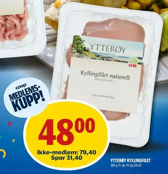 Coop Obs Ytterøy kyllingfilet tilbud