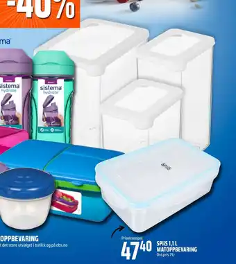 Coop Obs Spiis 1,1 l matoppbevaring tilbud