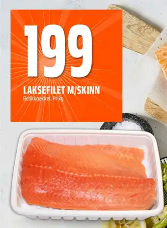 Coop Obs Laksefilet m/skinn tilbud