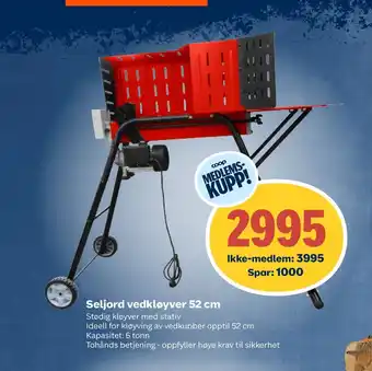 Coop Obs Seljord vedkløyver 52 cm tilbud