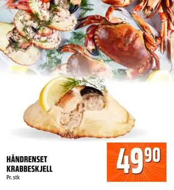 Coop Obs Håndrenset krabbeskjell tilbud