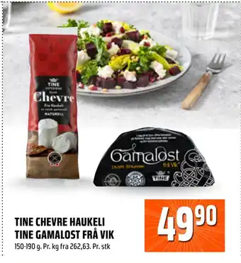 Coop Obs Tine chevre haukeli tine gamalost frå vik tilbud