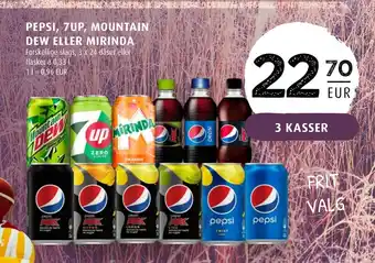 Scandinavian Park Pepsi, 7up, mountain dew eller mirinda tilbud