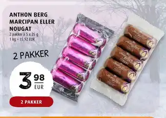Scandinavian Park Anthon berg marcipan eller nougat tilbud