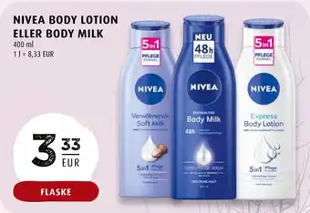 Scandinavian Park Nivea body lotion eller body milk tilbud