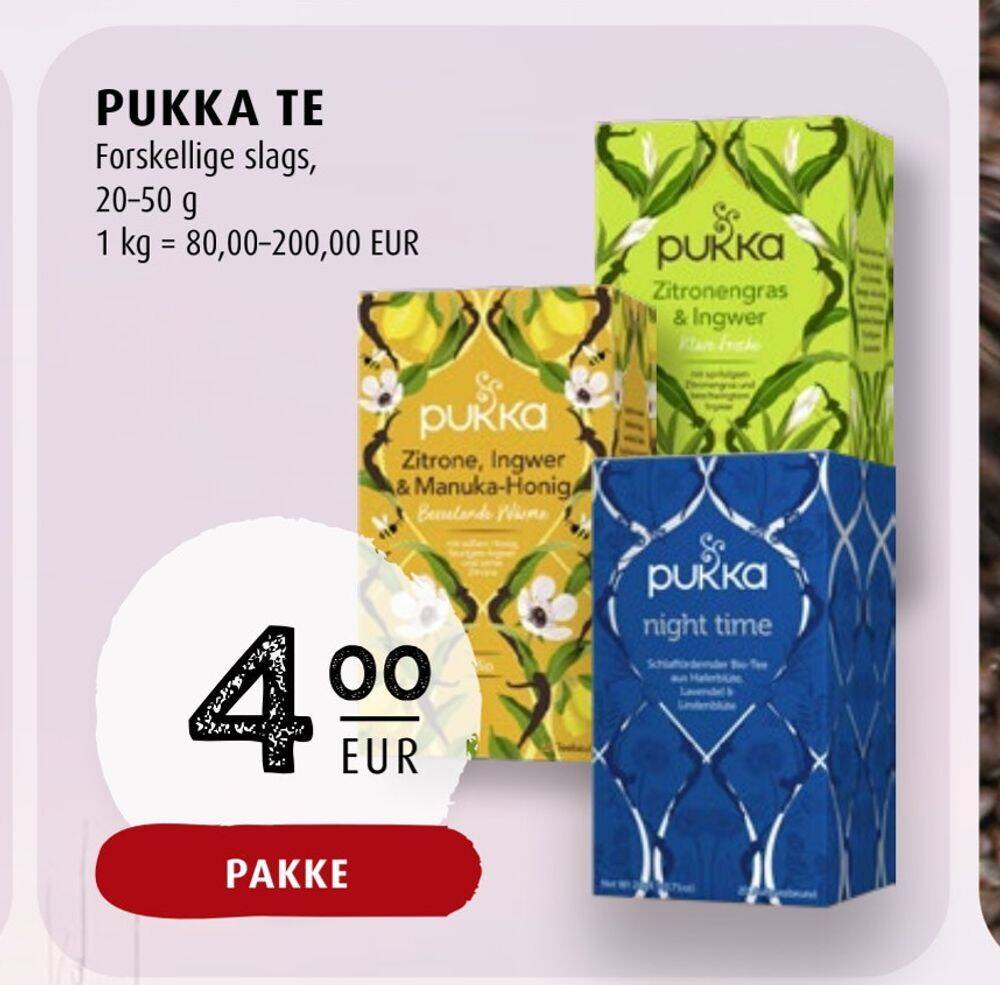 Scandinavian Park Pukka te tilbud