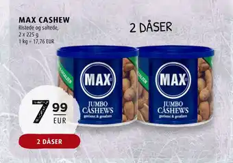 Scandinavian Park Max cashew tilbud