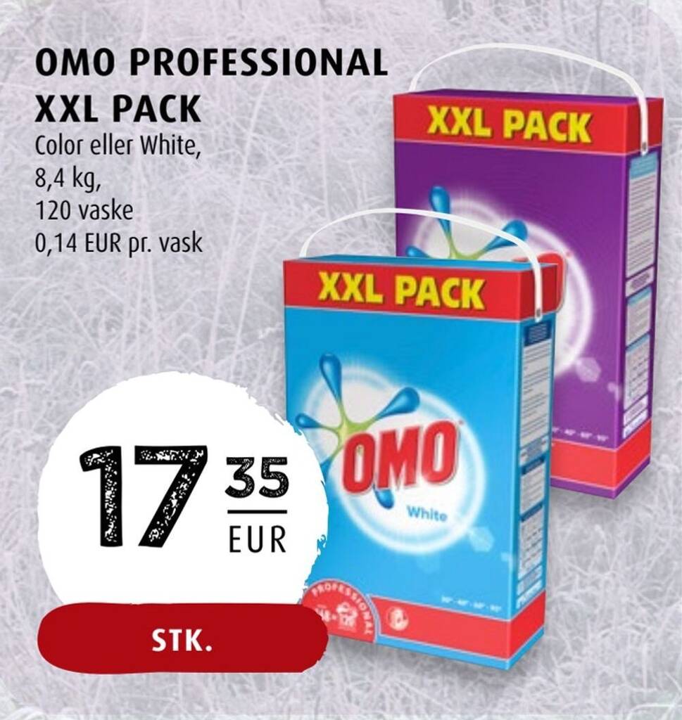 Scandinavian Park Omo professional xxl pack tilbud