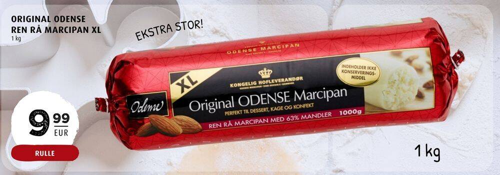 Scandinavian Park Original odense ren rå marcipan xl tilbud