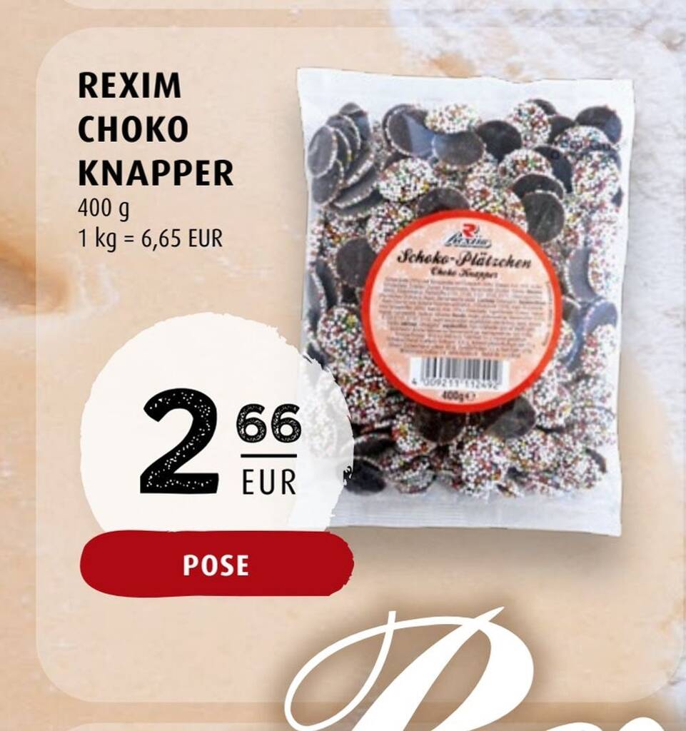 Scandinavian Park Rexim choko knapper tilbud