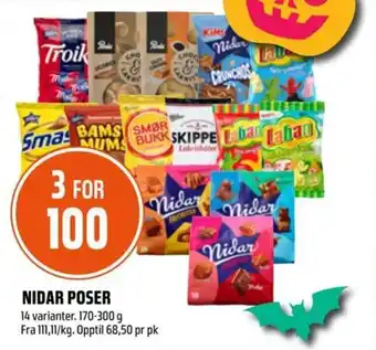 Coop Obs NIDAR POSER tilbud