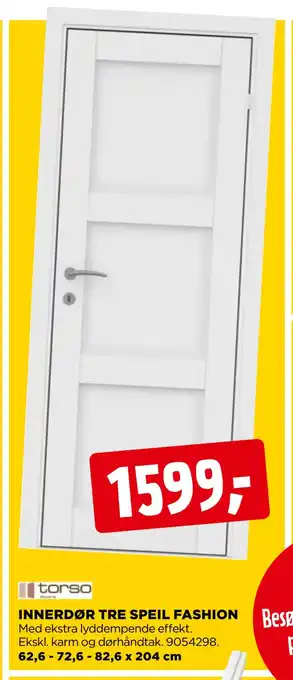 jem & fix Innerdør tre speil fashion tilbud