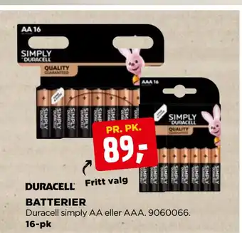jem & fix Batterier tilbud