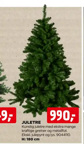 jem & fix Juletre tilbud