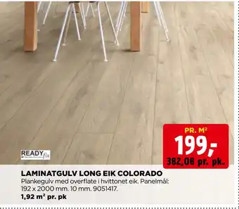jem & fix Laminatgulv long eik colorado tilbud