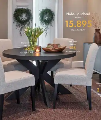 Fagmøbler Nobel spisebord tilbud
