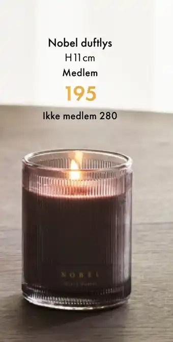 Fagmøbler Nobel duftlys tilbud