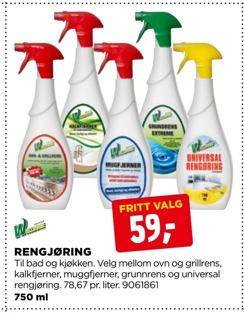 jem & fix Rengjøring tilbud