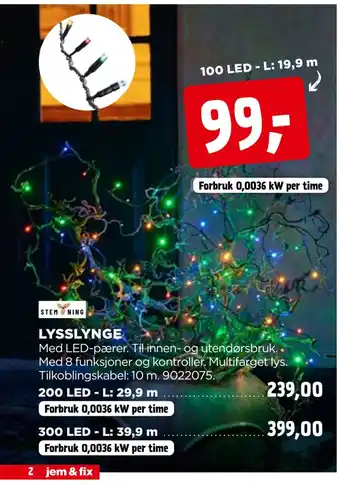jem & fix Lysslynge tilbud