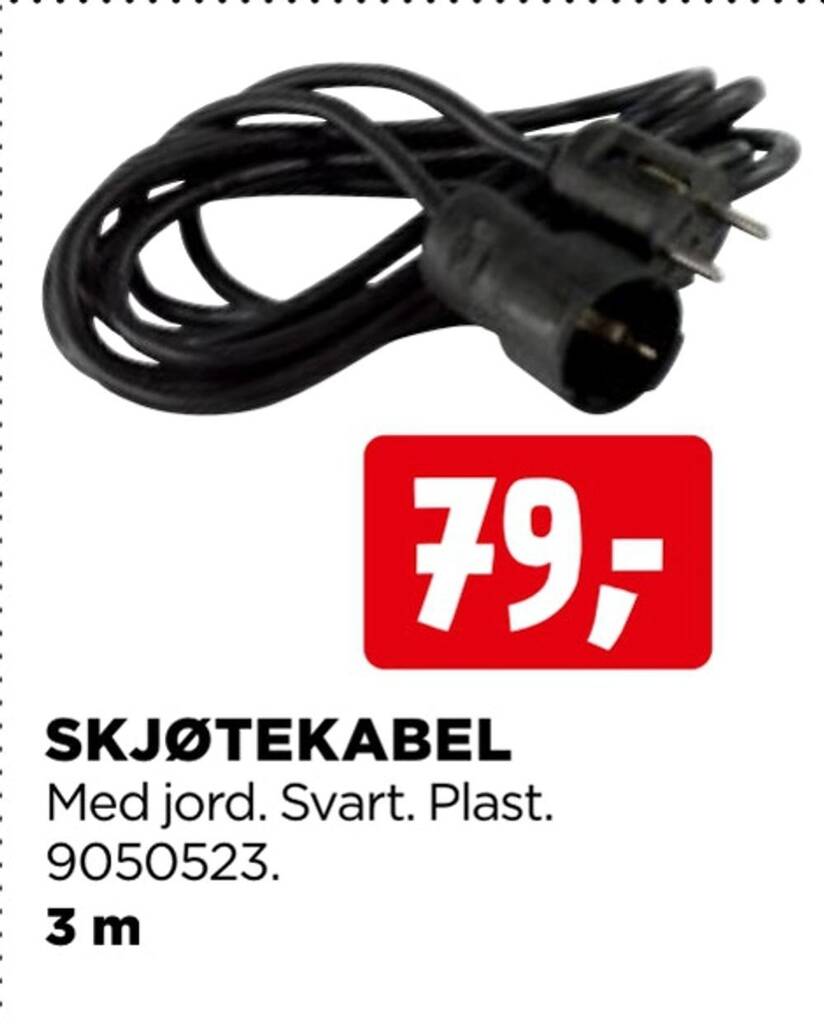 jem & fix Skjøtekabel tilbud