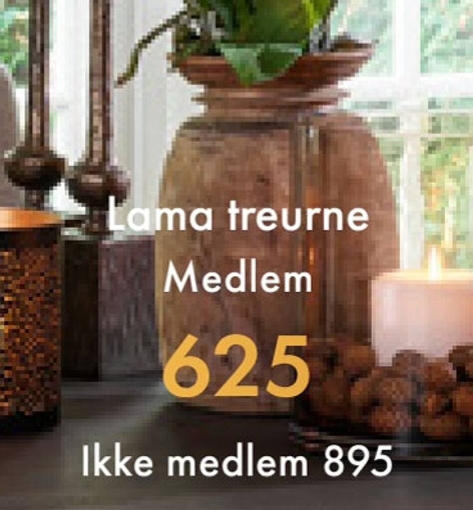 Fagmøbler Lama treurne tilbud