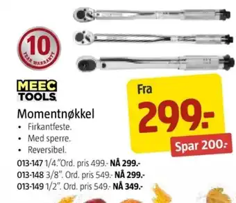 Jula MEEC TOOLS Momentnøkkel tilbud