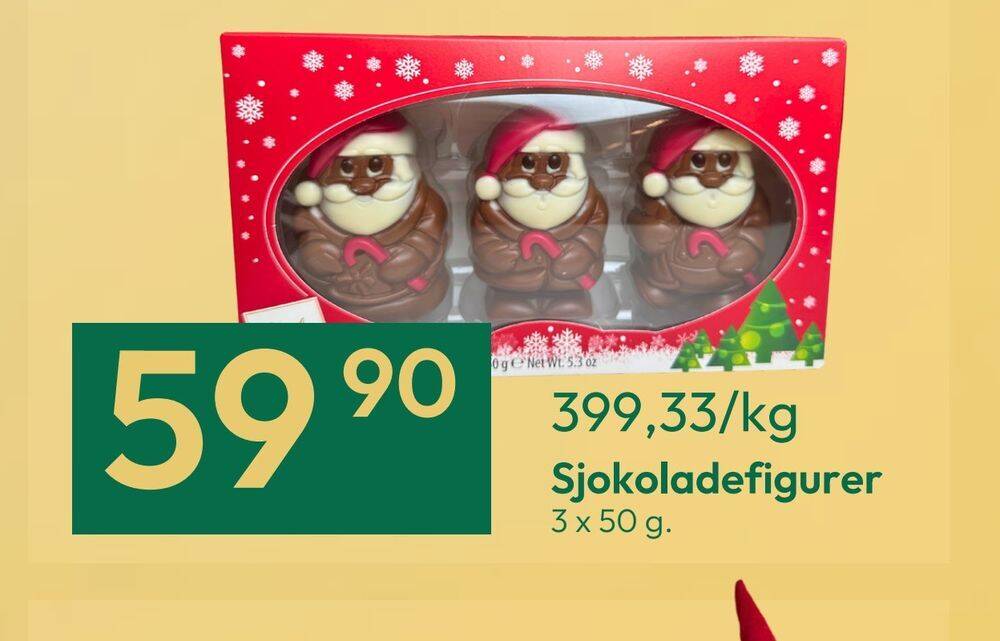 Gigaboks Sjokoladefigurer tilbud