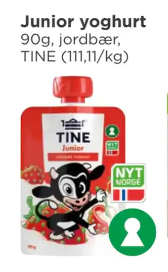 Meny Junior yoghurt tilbud