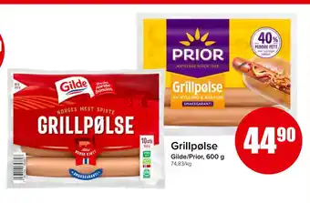 Spar Grillpølse tilbud