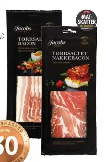 Meny Tørrsaltet bacon tilbud