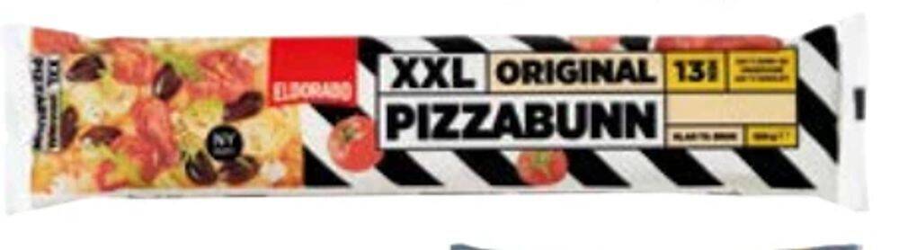 Meny Xxl pizzabunn tilbud
