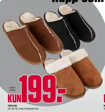 Europris Tøfler tilbud