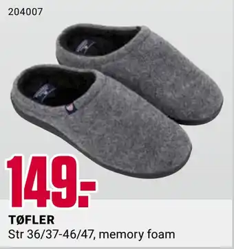 Europris Tøfler tilbud