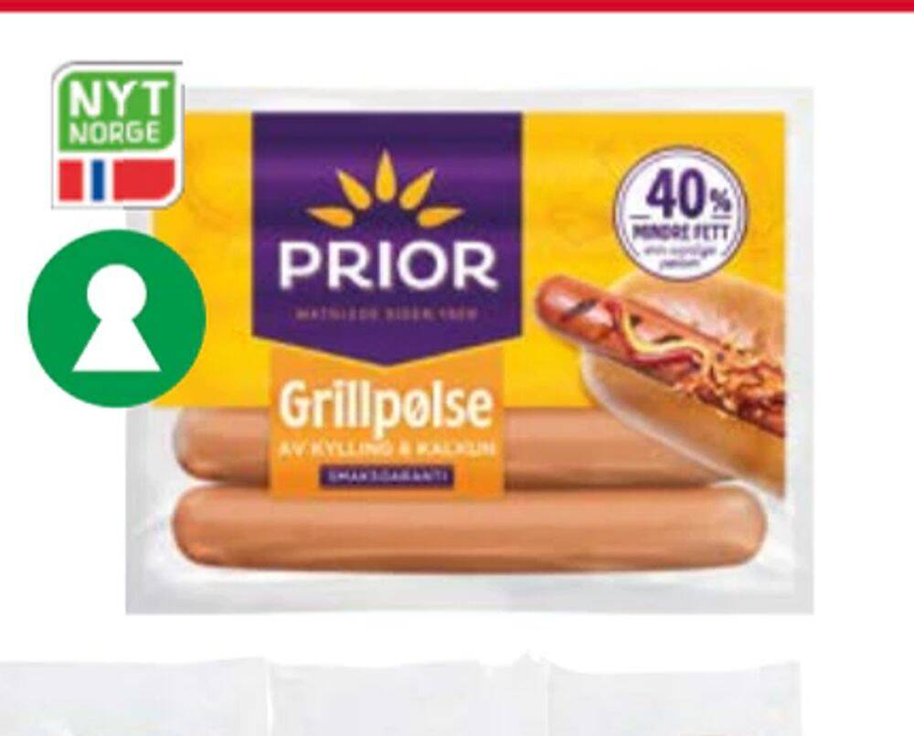 Meny Grillpølser tilbud