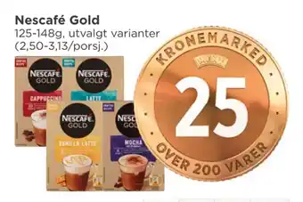 Meny Nescafé gold tilbud