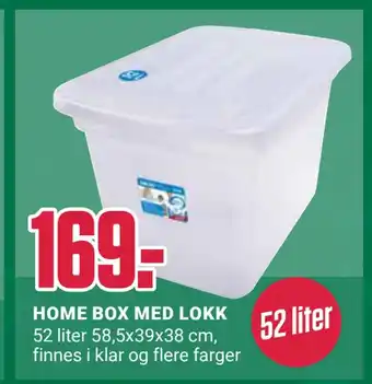 Europris Home box med lokk tilbud