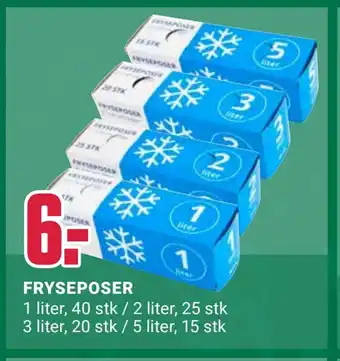 Europris Fryseposer tilbud